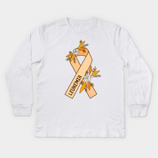 Leukemia Awareness Kids Long Sleeve T-Shirt